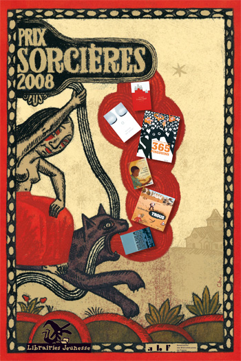 Affiche prix Sorcières 2008