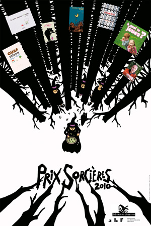 Affiche prix Sorcières 2010