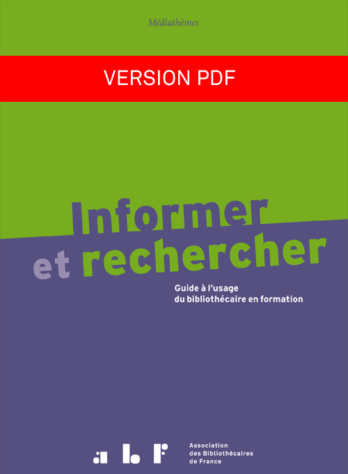 couverture médiathèmes Informer et rechercher (version PDF)
